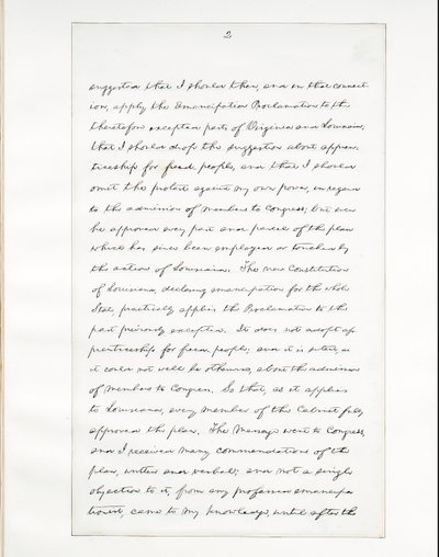 Autografmanuskript av Lincolns siste tale som president, levert i Washinton, D.C., fra vinduet i Det hvite hus om kvelden 11. april 1865 av Abraham Lincoln