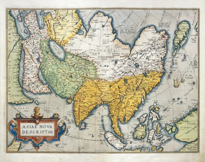 Kart over Asia, fra World