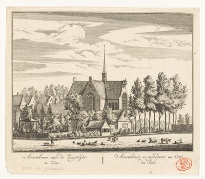 Utsikt over Amstelveen av Abraham Rademaker