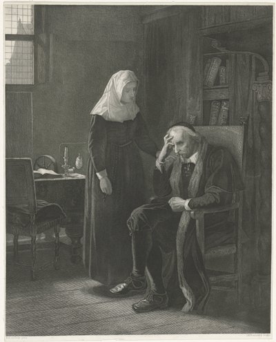 Utsikt over Cleves Cleef 1650 (tittel på objekt) av Abraham Rademaker