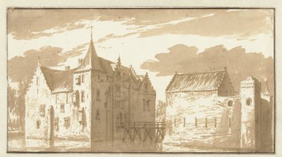 Langerak slott av Abraham Rademaker