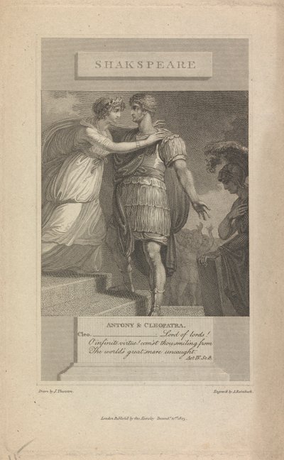 Antony og Cleopatra Act IV Sc. 8 av Abraham Raimbach