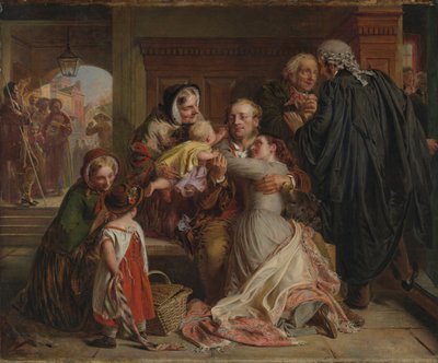 Ikke skyldig, 1859 av Abraham Solomon