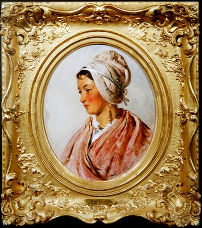 Portrett av Marguerite Bourgoigne av Abraham Solomon