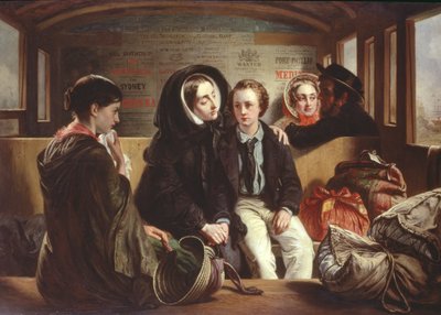 Andre klasse - Avskjeden, ca. 1855 av Abraham Solomon