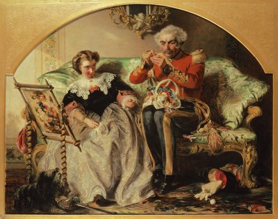 The Lion in Love av Abraham Solomon