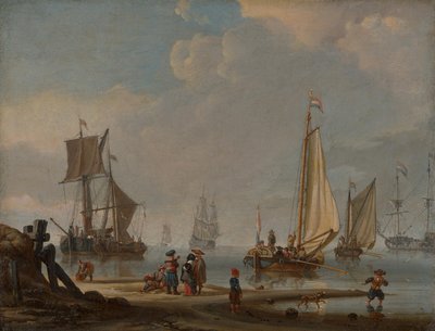 Marinemaleri av Abraham Storck