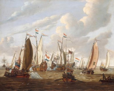 Peter den store er fra det nederlandske østindiske kompani av Abraham Storck
