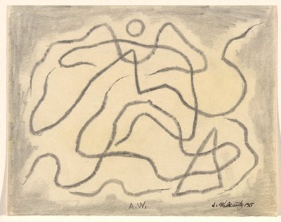 Rytmiske linjer (abstraksjon) av Abraham Walkowitz