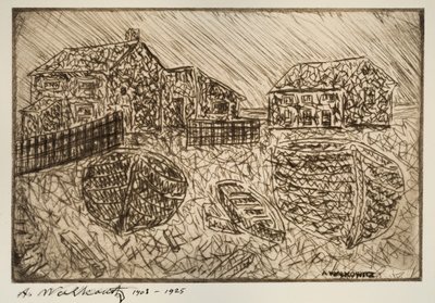 Uten tittel Ett av seks trykk, 1903-1925. av Abraham Walkowitz