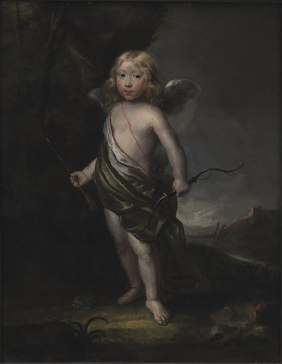 Portrett av en edel gutt i Amors kostyme av Abraham Wuchters