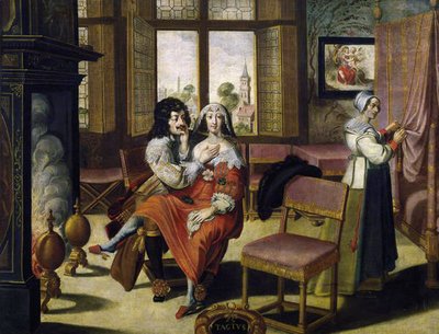 De fem sansene - berøring av Abraham Bosse
