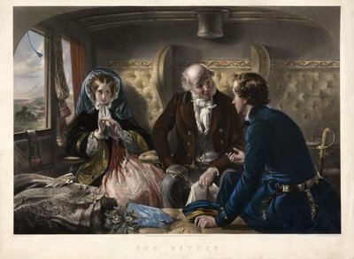 The Return (First Class), pub. 1857 av Abraham after Solomon