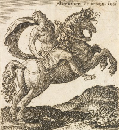 Titus Vespasianus fra Twelve Caesars on Horseback, ca. 1565-1587., ca. 1565-1587. av Abraham de Bruyn