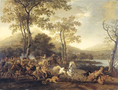 Kavaleriets trefning av Abraham van Calraet