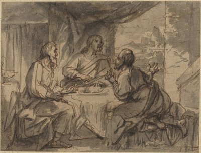 Kveldsmat på Emmaus av Abraham van Diepenbeeck