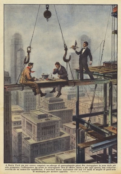 Et førtisyv-etasjers hotell er i ferd med å bli bygget i New York av Achille Beltrame