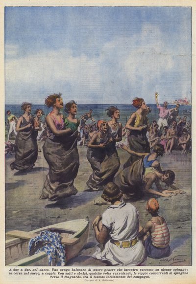 To og to, i sekken av Achille Beltrame