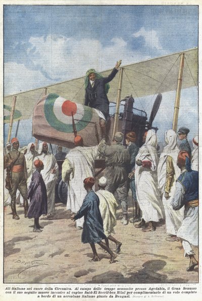 Italienske vinger i hjertet av Cyrenaica av Achille Beltrame