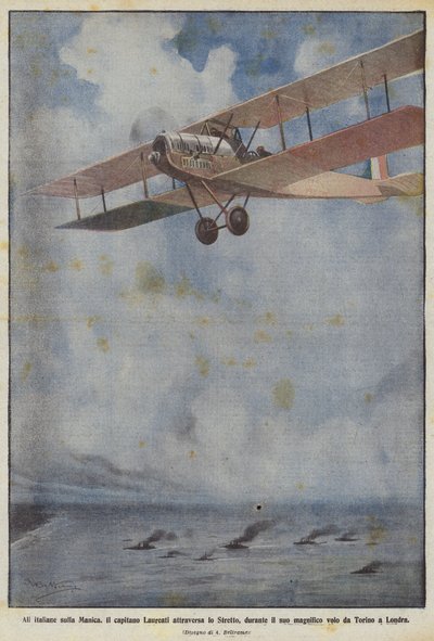 Italienske vinger på kanalen av Achille Beltrame