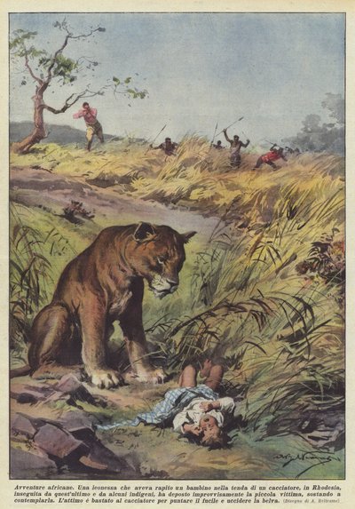 Afrikanske eventyr av Achille Beltrame