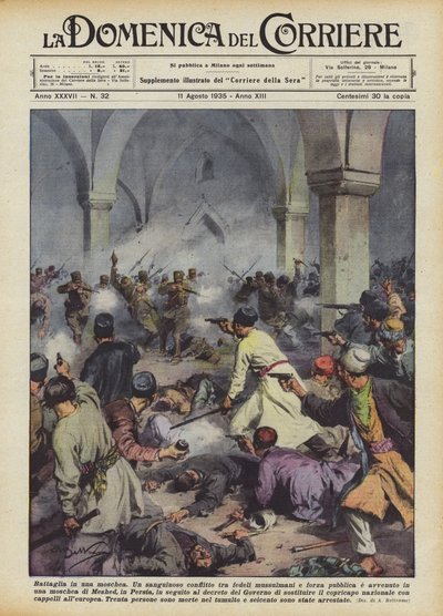 Kamp i en moske av Achille Beltrame