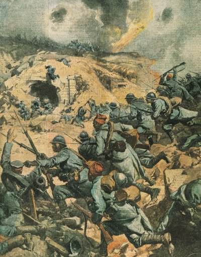 Battle of Verdun, omslagsillustrasjon fra 