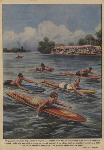Hvem skal betale en måneds pensjon på badet? av Achille Beltrame
