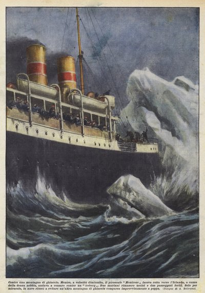 Mot et fjell av is av Achille Beltrame