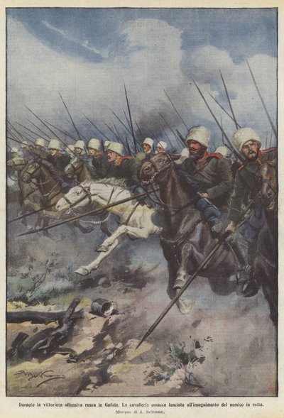 Under den seirende russiske offensiven i Galicia av Achille Beltrame