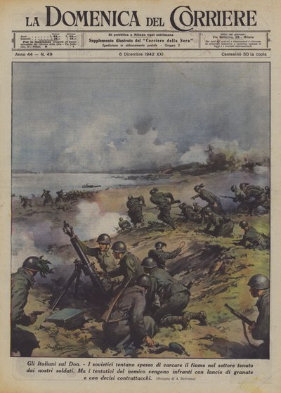 Italienerne på Don av Achille Beltrame