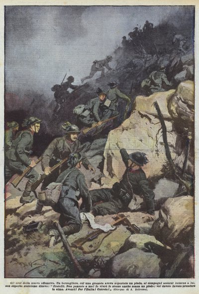 Heltene i den nye offensiven av Achille Beltrame