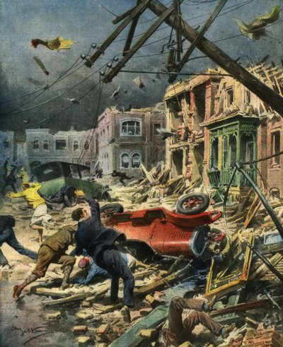Orkan i Florida, oktober 1929 av Achille Beltrame