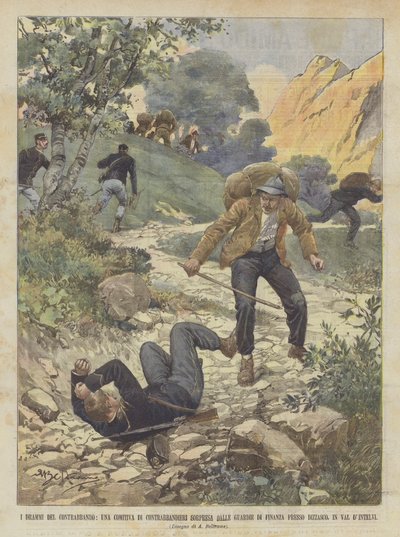 The Drama Of Contraband, et parti med smuglere overrasket av finanspolitiet? av Achille Beltrame