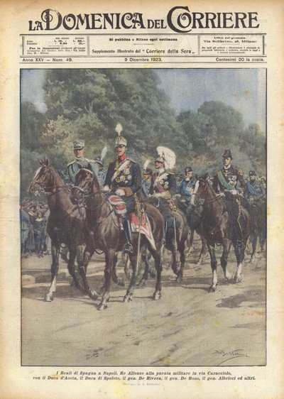 De kongelige i Spania i Napoli av Achille Beltrame