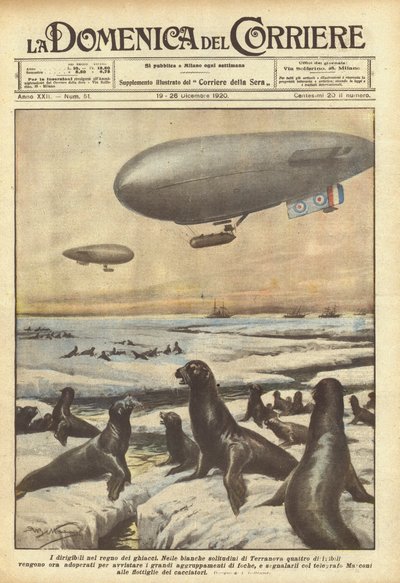Luftskipene i isens rike av Achille Beltrame