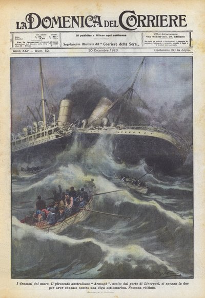Havets dramaer av Achille Beltrame