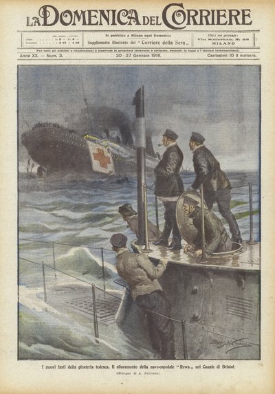 De nye herlighetene til tysk piratkopiering av Achille Beltrame