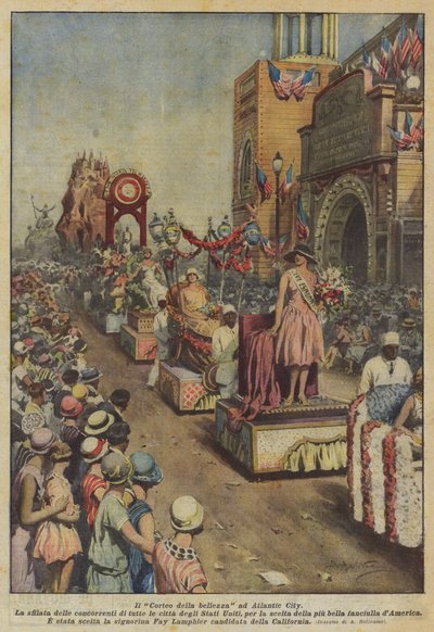 Skjønnhetskonkurransen i Atlantic City av Achille Beltrame