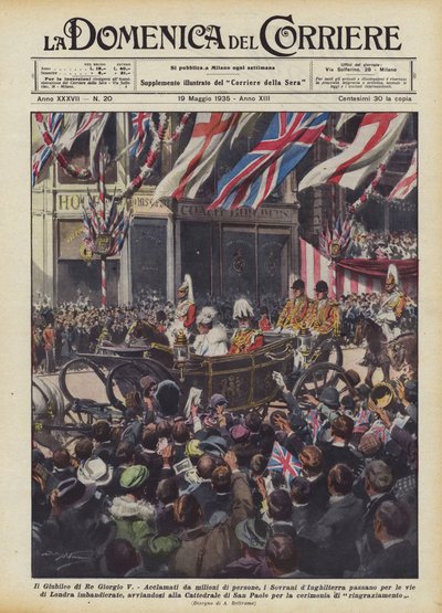 Jubileet til kong George V av Achille Beltrame