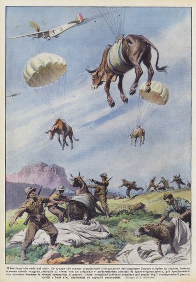 Storfeet faller ned fra himmelen av Achille Beltrame