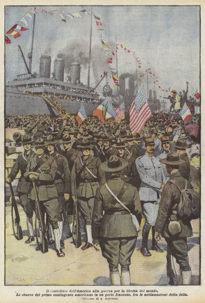 Amerikas bidrag til krigen for verdensfrihet av Achille Beltrame