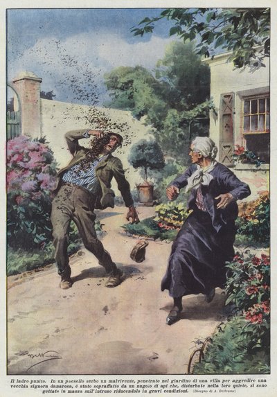 Tyven straffet av Achille Beltrame