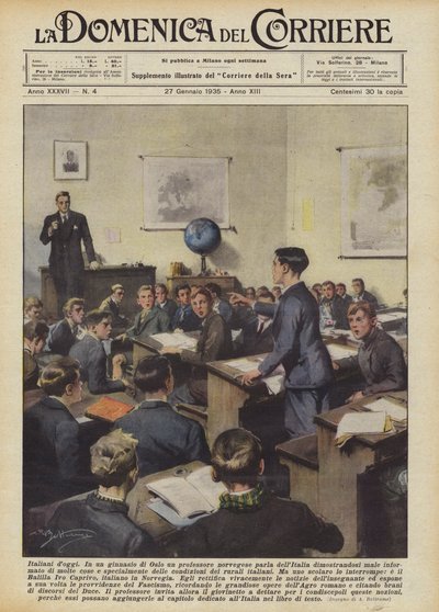 Italienere i dag av Achille Beltrame
