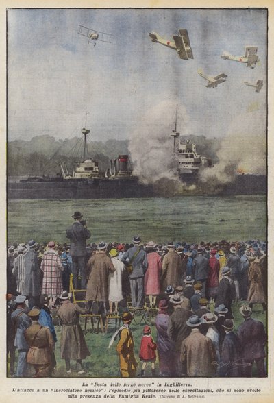 Luftforsvarets fest i England av Achille Beltrame