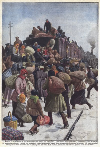 Russland har sine jernbaner i en stat som er verdig tidene de går gjennom av Achille Beltrame