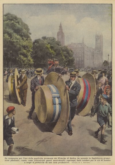 Kampanjen for bruk av båtføreren, fremmet av prinsen av Wales, tok over i England? av Achille Beltrame