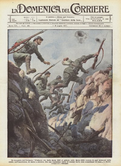 Erobringen av Ortigara av Achille Beltrame