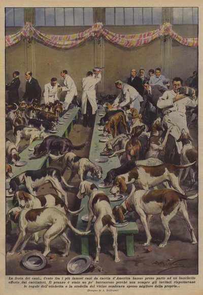Hundefesten av Achille Beltrame