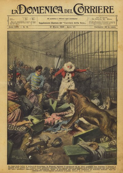 Dyrets flukt av Achille Beltrame